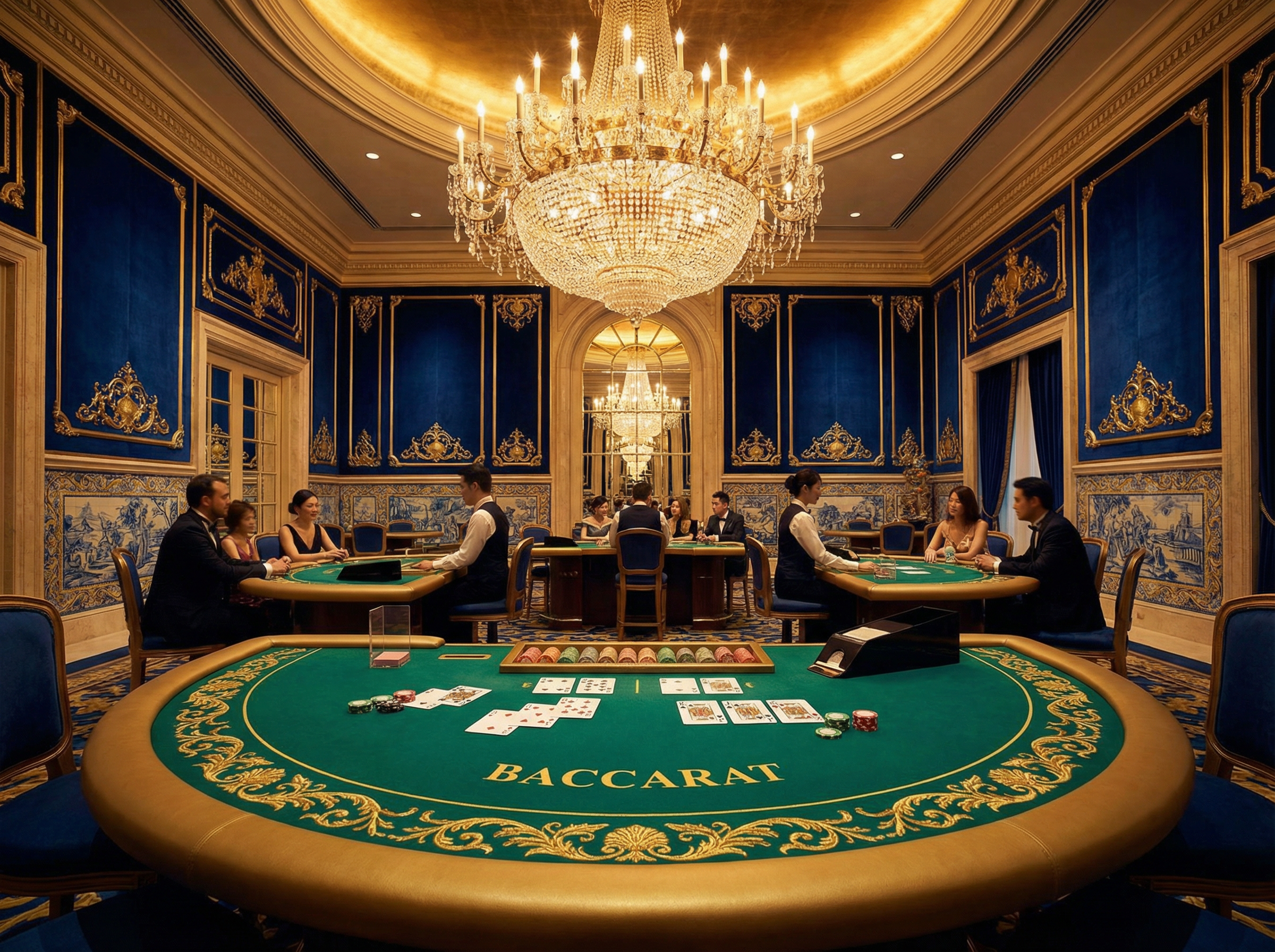 澳门娱乐城 - 百家乐牌桌全景