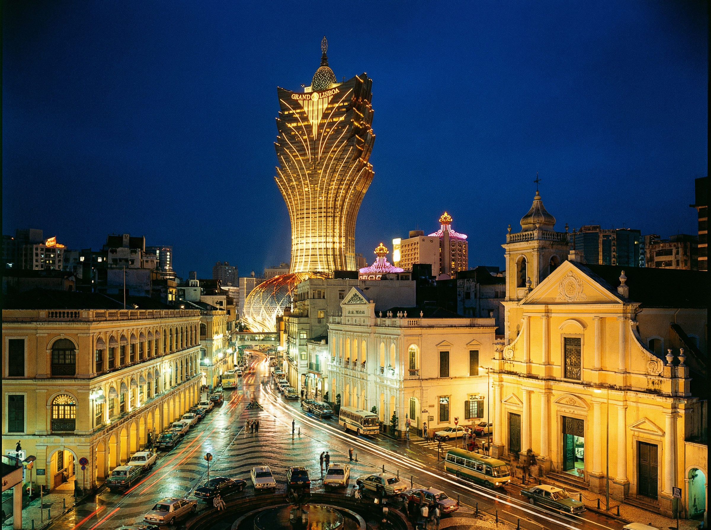 澳门娱乐城 - 新葡京娱乐场夜景