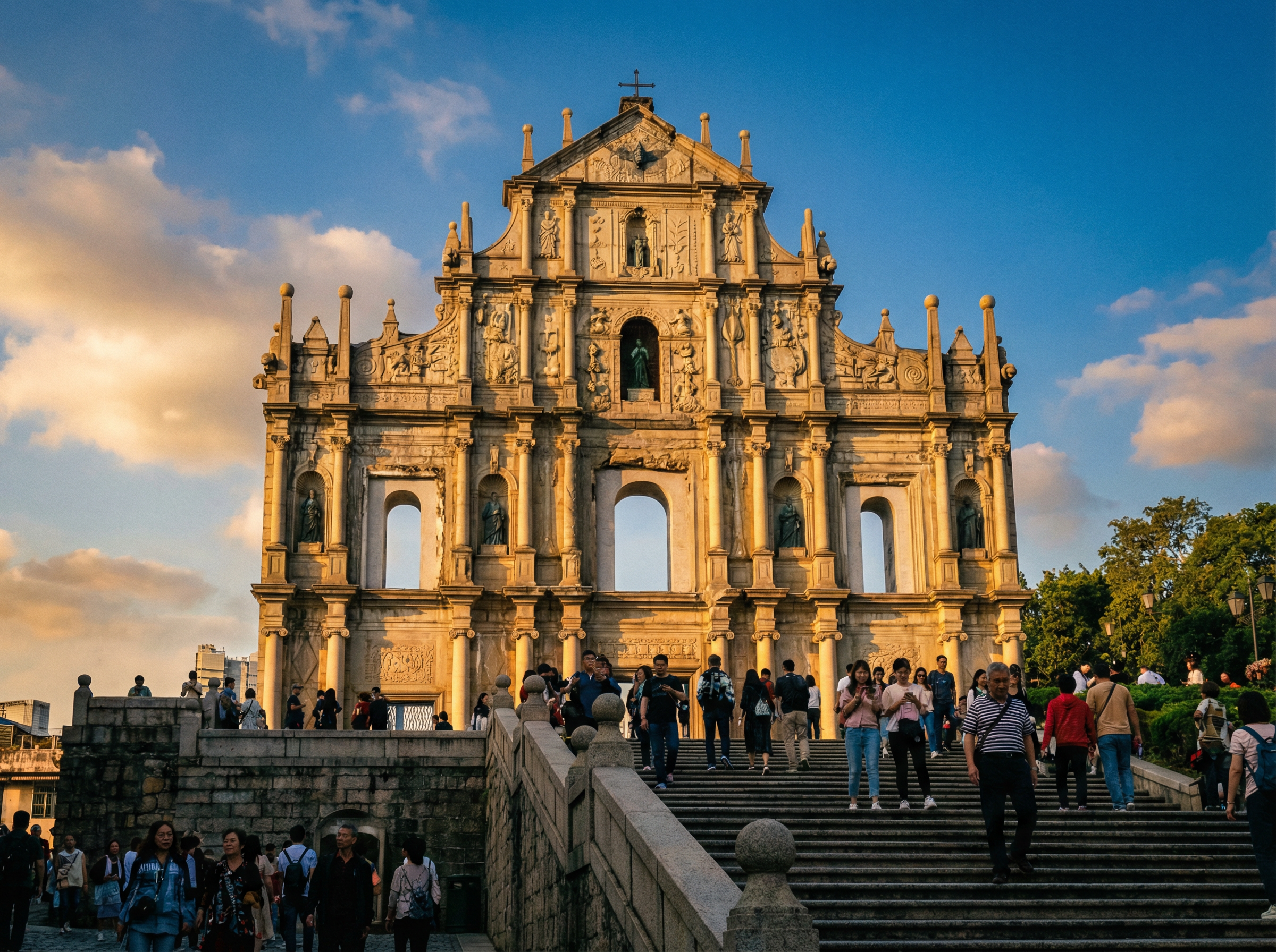 澳门娱乐城 - 大三巴牌坊历史建筑